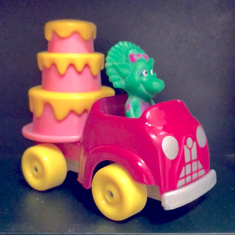 5for$20📗Colorful Cake Delivery Toy Car - Baby Bop from Barney show